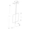 Contemporary pendant design Sollux Lighting Pendant Lamp RANA 1 Black.
