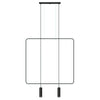 Contemporary pendant design Sollux Lighting Pendant lamp RANA 2 black