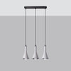 Eye-catching ceiling lamps, the REA 3L Concrete style
