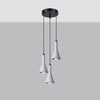 Elegant pendant light showcasing the REA 3P Concrete finish

