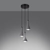 Sophisticated kitchen island lighting with REA 3P Concrete
