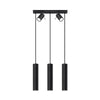 Directional pendant light for bedroom ceiling – Sollux Lighting Pendant lamp RING 3 black