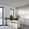 White ceiling light fixture for kitchen – Sollux Lighting Pendant Lamp RING 3

