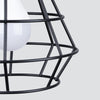 Minimalist ceiling lamp Sollux Lighting Pendant Lamp SUBA 4L Black
