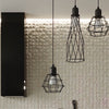 Elegant black pendant Sollux Lighting Pendant Lamp SUBA 4L

