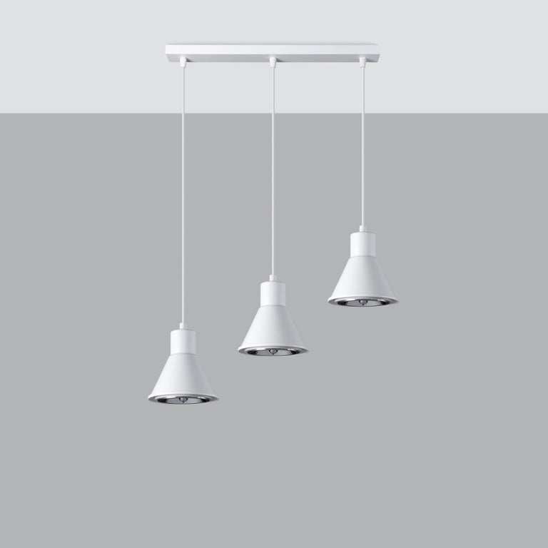 Sollux Lighting Pendant Lamp TALEJA 3 White [ES111]