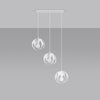 Kitchen pendant lighting Sollux Lighting Pendant Lamp TULOS 3L White for modern spaces