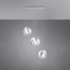 Ceiling light fixture Sollux Lighting Pendant Lamp TULOS 3L White for sophisticated decor
