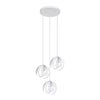 Pendant light Sollux Lighting Pendant Lamp TULOS 3P White for kitchen island lighting