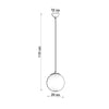 Ceiling lamp for bedroom Sollux Lighting Pendant Lamp UGO 20