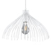 Sollux Lighting Pendant Lamp UMB White in loft style interior
