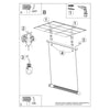 Modern kitchen island pendant lighting Sollux VALO Black
