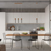 Grey kitchen pendant light for contemporary spaces Pendant lamp ZANE 1 grey