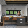 Sollux Lighting Pendant Lamp ANATA Black blending with various color compositions