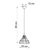 Ceiling lamp for kitchen Sollux Lighting Pendant Lamp ANATA White in a futuristic style