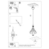 Elegant pendant light Sollux Lighting Pendant Lamp ANATA White in a minimalist design