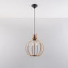 Stylish pendant lamp with natural wood Pendant lamp ARANCIA natural wood