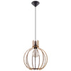 Modern pendant lighting in natural wood  Pendant lamp ARANCIA natural wood