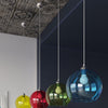 Round ceiling lamp Sollux Lighting Pendant Lamp Sollux blue
