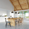 Contemporary Sollux Lighting  Pendant lamp CASCO black/natural wood