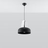 Minimalistic Pendant lamp CASCO black/white