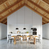 Minimalist pendant light Sollux Lighting Pendant lamp CASCO black/white