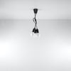 Pendant lamp DIEGO 3 black Minimalist design