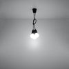 Pendant lamp DIEGO 3 black Ideal for kitchen pendant lighting
