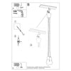 Pendant lamp DIEGO 3 black Focused illumination for dining and living areas