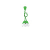 Elegant Sollux Lighting Pendant Lamp DIEGO 5 Green in vibrant color