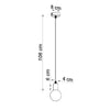 Pendant lamp EDISON black