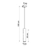 Contemporary Pendant Lighting Sollux Lagos 1 Design
