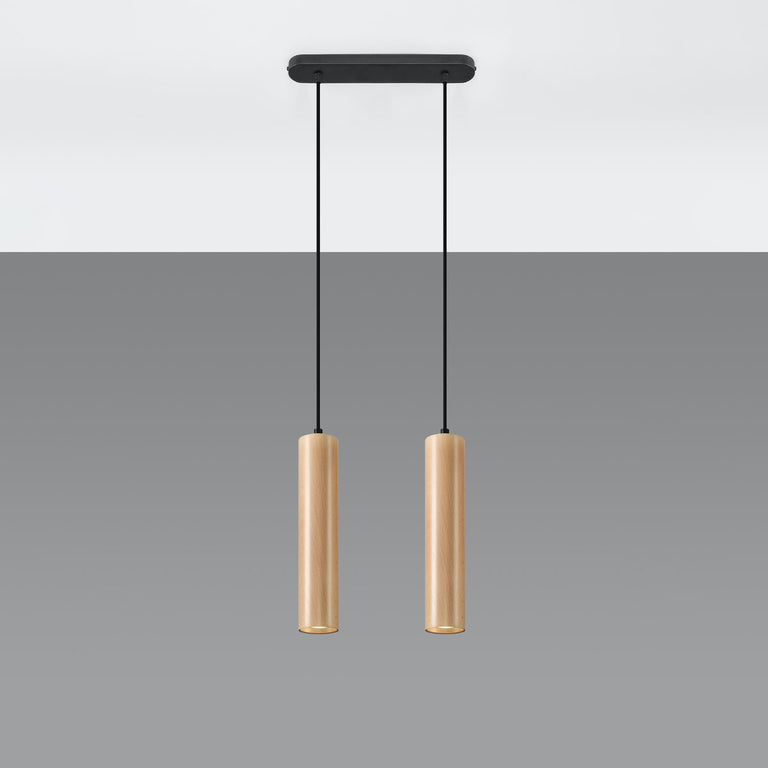 Sollux Lighting Pendant Lamp LINO 2 Wood
