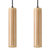 Ceiling lamp for kitchen, Sollux Lighting 
 Pendant lamp LINO 2 wood