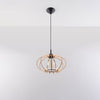 Warm and inviting pendant ligh Pendant lamp MANDELINO natural wood