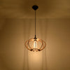 Unique natural wood ceiling lamp Pendant lamp MANDELINO natural wood