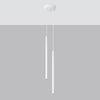 Versatile hanging lights for kitchen Sollux Lighting Pendant Lamp PASTELO 2 White
