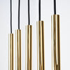 Ceiling lamp fixture Sollux Lighting Pendant Lamp PASTELO 5L Polished Gold

