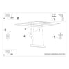 Minimalist ceiling light Sollux Lighting Pendant Lamp PINNE 90 White
