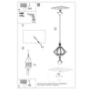 Warm and inviting pendant light Pendant lamp POMPELMO natural wood