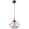 Elegant hanging light for modern interiors Pendant lamp POMPELMO natural wood