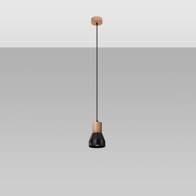 Sollux Lighting Pendant Lamp QUBIC Black