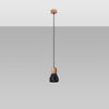 Black pendant light for kitchen island – Sollux Lighting Pendant Lamp Qubic Black