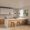 Ceiling pendant light for living room – Sollux Lighting Pendant Lamp Qubic Black