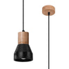 Stylish pendant light for dining room – Sollux Lighting Pendant Lamp Qubic Black