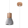 Grey pendant light for kitchen island Pendant lamp QUBIC grey