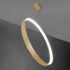 Minimalist ceiling light fixture – Sollux Lighting Pendant Lamp RIO 110 Golden 4000K
