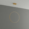Designer ceiling light fixture in gold – Sollux Lighting RIO 78 LED.
