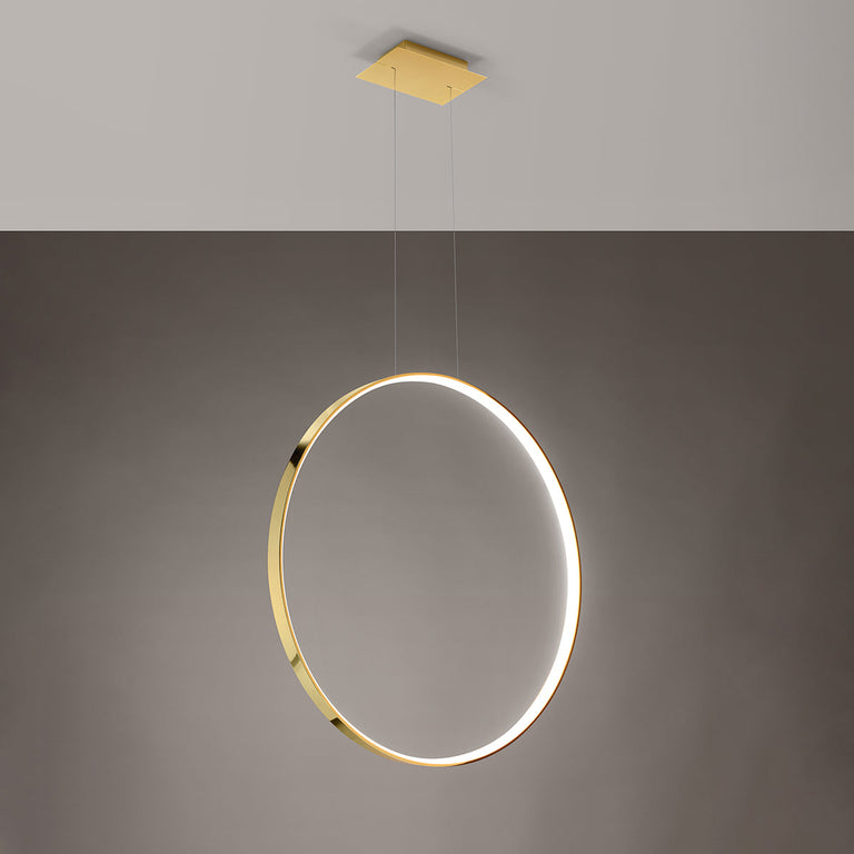 Sollux Lighting Pendant Lamp RIO 78 Polished Gold LED 3000K