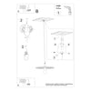 Sophisticated Pendant Light Fitting SIRKEL 45 Black
